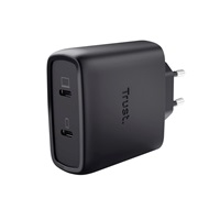TRUST GaN Nabíječka MAXO 65W 2-Port, USB-C, bílá