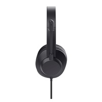TRUST sluchátka AYDA Max, USB-C/USB-A, černá