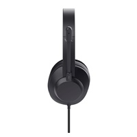 TRUST sluchátka AYDA Max, USB-C/USB-A, ENC, černá