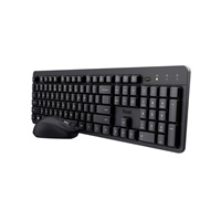 TRUST Set klávesnice + myš ODY II, Bezdrátový set RF 2.4GHz, DE, černá