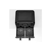 Kenwood kHealthy horkovzdušná fritéza, 1700 W, se dvěma zásuvkami, 4+4 l, 8 programů, černá