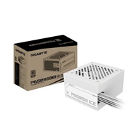 GIGABYTE zdroj P650SS ICE, 650W, 80+ Silver, 120mm, ATX 3.0, bílá