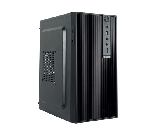 1stCOOL skříň STEP 6, micro tower, AU, USB 3.0, USB-C, CR, bez zdroje, černá