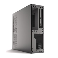 1stCOOL skříň COMPACT 2, Micro Tower, AU, USB 3.0, 1x 60mm Fan, černá