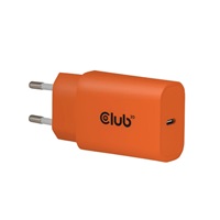 Club3D Nabíječka, USB-C, Power Delivery 15V/2A, 2-pack, oranžová