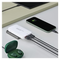 Hama rýchla USB nabíjačka GaN 2x USB-C + USB-A, PD/QC 65 W, plochá, skladacia