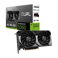 ASUS VGA NVIDIA GeForce RTX 5060 DUAL OC 8G, 8GB GDDR7, 3xDP, 1xHDMI