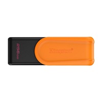 Kingston Flash Disk 256GB USB3.2 Gen 1 DataTraveler Exodia S (Black + Orange)