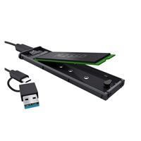 TRUST Externí box pro M.2 SSD, USB-C 3.2 Gen2, M.2 2280, černá