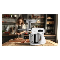 Salente DigiChef+, kuchyňský robot, mísa 6 litrů, celokovový, masomlýnek, digitální displej, bílý