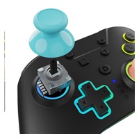 Hyperkin "NuRival" Wireless Hall Effect Stick Game Controller For NSW 2/NSW OLED Model/NSW (Blue Orange) - Armor 3