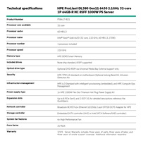 HPE PL DL380g11 6430 (2.1/32C) 2x32G (P43328) VROC 8-24SFF 1000W 6xPFans 2x10/25G SFP28 P58417-B21 RENEW