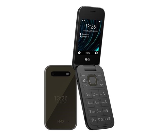 HMD Nokia 2660 Flip Dual SIM, 4G, černá (2025), (CZ, SK, HU)