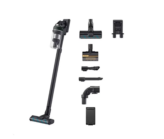 Samsung 2-in-1 stick vacuum Battery Dry Bagless 580 W Black, Chrome, Green, Wood, EU