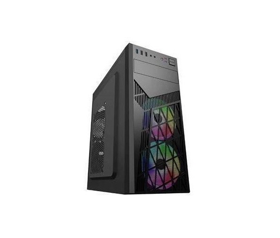 BAZAR - EUROCASE skříň ML N6-560B, Midi Tower, 2x USB 3.0, 2x audio, bez zdroje - Po opravě