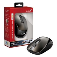 GENIUS myš NX-7125 Chocolate/ 1200 dpi/ bezdrátová/ Copilot/ čokoládově hnědá