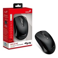 GENIUS myš ECO-8150/ 1200 dpi/ bezdrátová/ dobíjecí/ Copilot/ černá