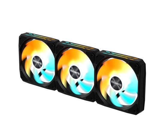 GIGABYTE ventilátor EZ CHAIN FAN 3-PACK, 3x120mm, černá