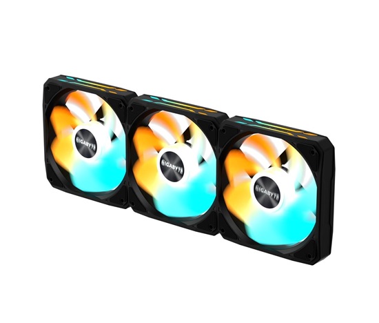 GIGABYTE ventilátor EZ CHAIN RVS FAN 3-PACK, 3x120mm, černá