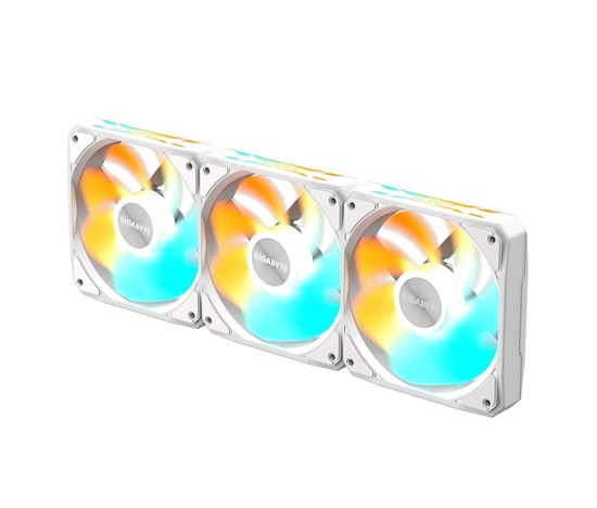 GIGABYTE ventilátor EZ CHAIN RVS FAN 3-PACK, 3x120mm, bílá