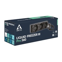 BAZAR - ARCTIC Vodní chladič Liquid Freezer III 360 Pro, 3x120mm, AM5, LGA1851, černá - Poškozený obal (Komplet)