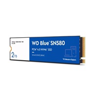BAZAR VADNE - WD BLUE SSD NVMe 2TB PCIe SN580,Gen4 , (R:4150, W:4150MB/s)