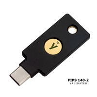 YubiKey 5C NFC FIPS - USB-C, single-factor,2FA,multi-factor,FIDO2,U2F,OTP,OpenPGP,Smartcard