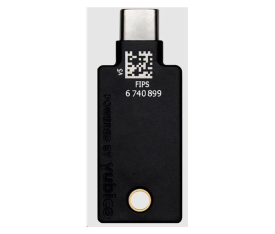YubiKey 5C NFC FIPS - USB-C, single-factor,2FA,multi-factor,FIDO2,U2F,OTP,OpenPGP,Smartcard