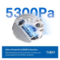 TP-Link Tapo RV30 Max robotický vysavač s mopem (LiDAR+IMU, 2,4 GHz, BT,bílý)
