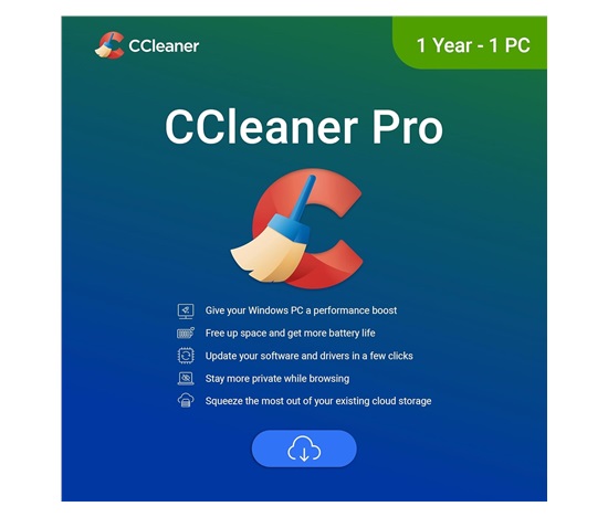 _Nová CCleaner Professional for Windows pro 1 PC na (12 měs.) Online ESD
