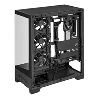BAZAR - ASUS case A31 PLUS TG ARGB, Mid Tower, Průhledná bočnice, 4x120mm ARGB Fan, ARGB Hub, černá - Poškozený obal (Ko