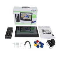 EVOLVEO DoorPhone AHD10, Sada domácího WiFi videotelefonu s ovládáním dveří a RFID, černý 10" monitor, 32GB
