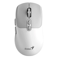 GENIUS myš NX-8080S BT/ duální Bluetooth + 2,4GHz/ 1600 dpi/ Copilot/ bezdrátová/ tichá/ bílošedá