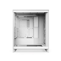 NZXT skříň H7 Flow edition / ATX / 3x 120 mm fan / USB-C / 2x USB / prosklená bočnice / mesh panel / bílá