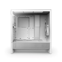 NZXT skříň H5 Flow edition / 2x120 mm fan / USB 3.0 / USB-C 3.1 / průhledná bočnice / mesh panel / bílá