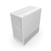 NZXT skříň H5 Flow RGB edition / 1x360 mm RGB core fan / 1x120mm / USB 3.0 / USB-C 3.1 / průhledná bočnice / mesh /bílá