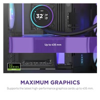 NZXT skříň H9 Flow ARGB+ dvoukomorová ATX / 6xRGB 140 mm / 1x 120mm fan / prosklená / controller / černá