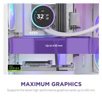 NZXT skříň H9 Flow ARGB+ dvoukomorová ATX / 6xRGB 140 mm / 1x 120mm fan / prosklená / controller / bílá