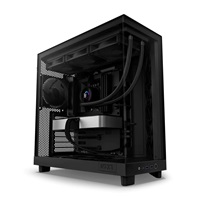 NZXT skříň H6 Flow dvoukomorová / MidT / 3x120mm fan / 2xUSB 3.2 / USB-C / prosklená bočnice i čelo / černá