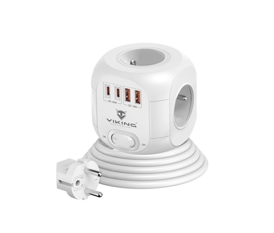 Viking síťový adaptér AC CUBE PD30