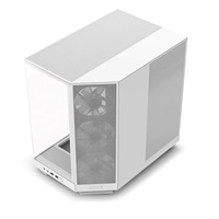 NZXT skříň H6 Flow RGB dvoukomorová / MidT / 3x120mm RGB fan / 2xUSB 3.2 / USB-C / prosklená / bílá