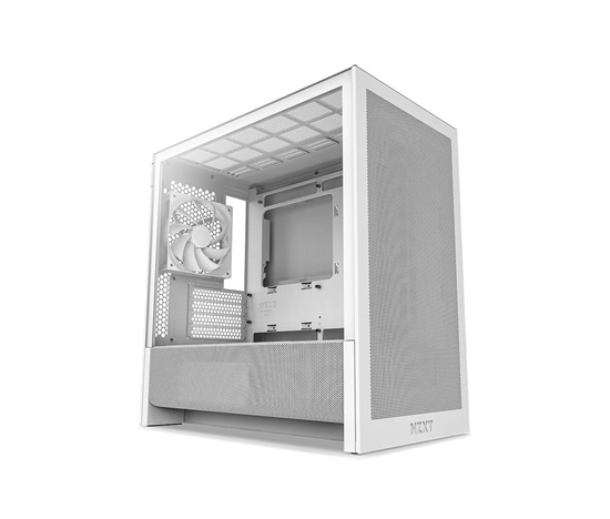 NZXT skříň H3 Flow / microATX / 1x120mm / USB / USB-C / bílá