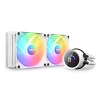 NZXT vodní chladič Kraken 240 RGB / 2x120mm fan / 4-pin PWM / LCD disp. / 6 let / bílá