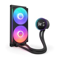 NZXT vodní chladič Kraken 280 ELITE RGB / 2x140mm RGB fan / 4-pin PWM / LCD disp. / 6 let