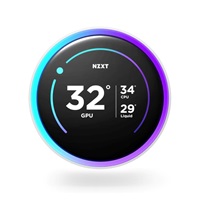 NZXT vodní chladič Kraken 280 ELITE RGB / 2x140mm RGB fan / 4-pin PWM / LCD disp. / 6 let / bílá