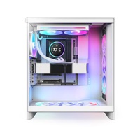 NZXT vodní chladič Kraken 280 ELITE RGB / 2x140mm RGB fan / 4-pin PWM / LCD disp. / 6 let / bílá