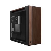 ASUS case PROART PA602 WALNUT WOOD MODERN TG, Mid Tower, průhledná bočnice, černá