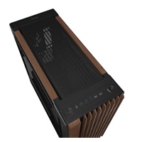 ASUS case PROART PA602 WALNUT WOOD MODERN TG, Mid Tower, průhledná bočnice, černá