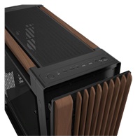 ASUS case PROART PA602 WALNUT WOOD MODERN TG, Mid Tower, průhledná bočnice, černá