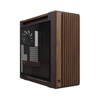 ASUS case PROART PA602 WALNUT WOOD RETRO TG, Mid Tower, průhledná bočnice, hnědá